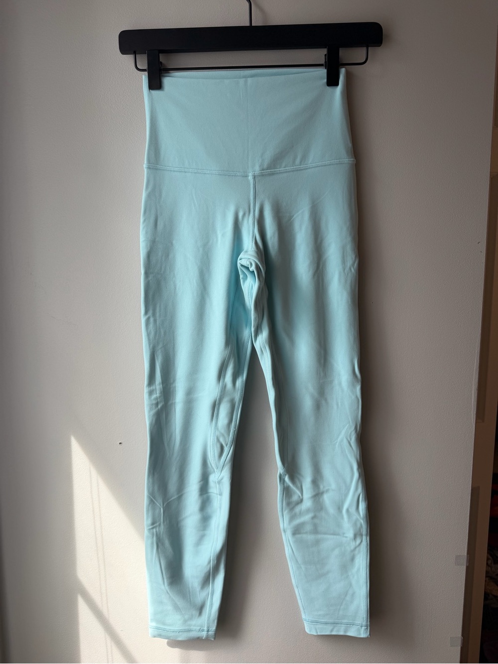 Womens High-Waist light Blue Leggings